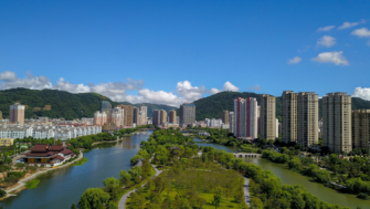 【新華網(wǎng)】浙江平陽：十里鳳湖展水鄉(xiāng)新風(fēng)韻